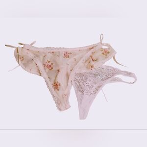 Two Pairs Of Super Cute & Sexy Panties Size Small & Extra Small Both NWOT